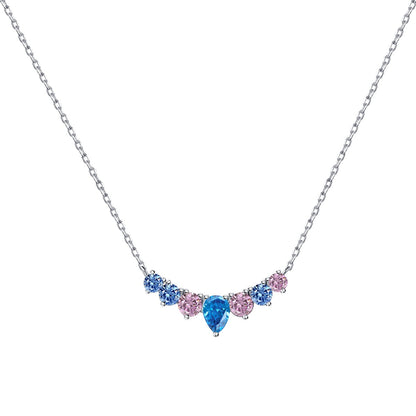 [Solara Jewelry ]可憐なカラフルハートネックレス