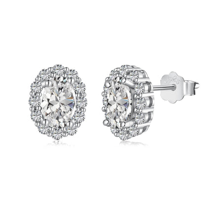 [Solara Jewelry ]繊細でユニークなオーバルカットのデイリーピアス