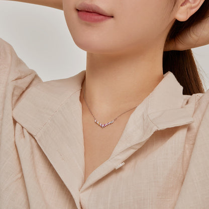 [Solara Jewelry ]煌めくレインボーネックレス