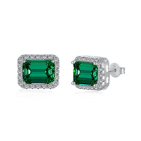 [Solara Jewelry ]Luxurious Dainty Emerald Cut Banquet Earrings