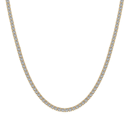 [Solara Jewelry ]繊細なラウンドシェイプテニスネックレス