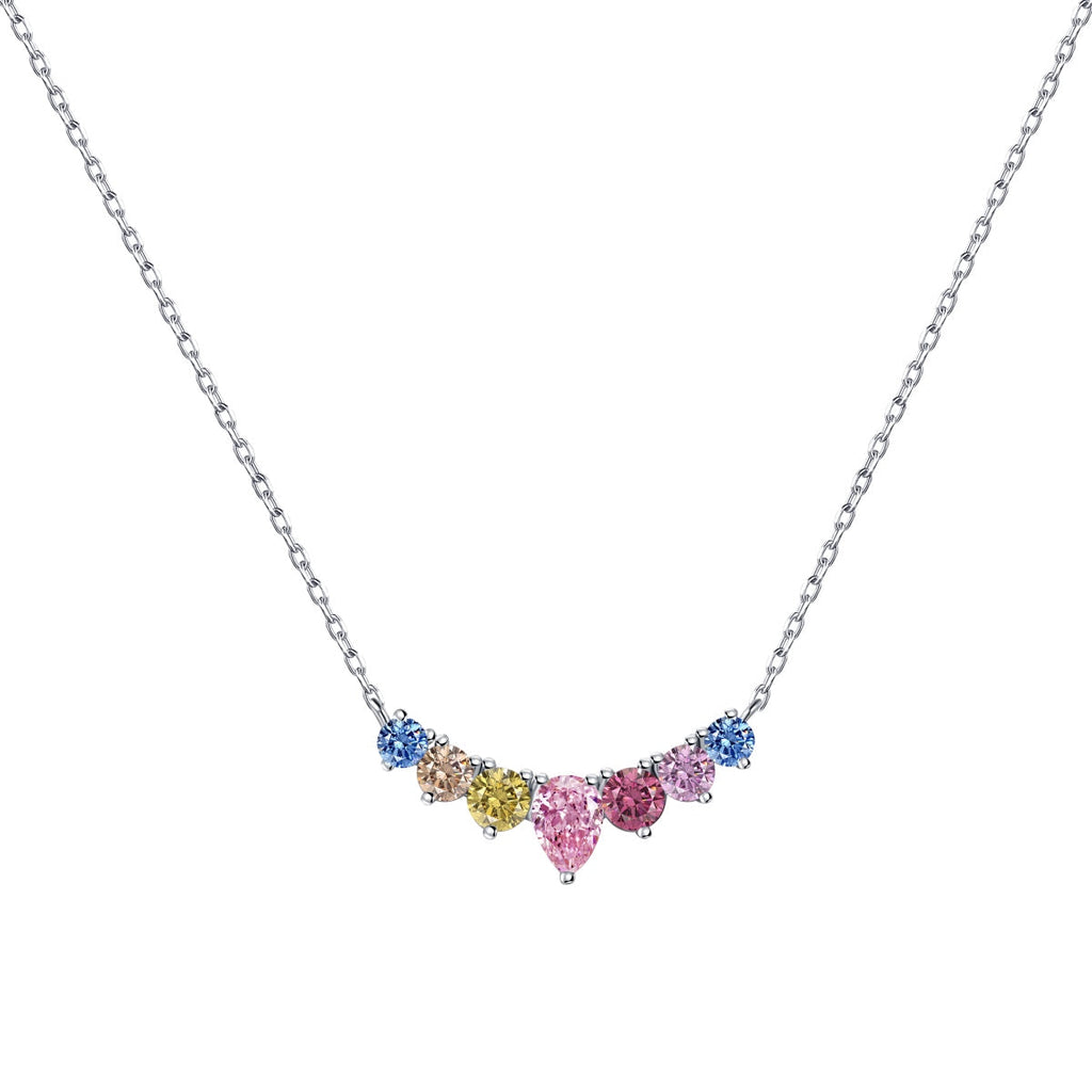 [Solara Jewelry ]可憐なカラフルハートネックレス