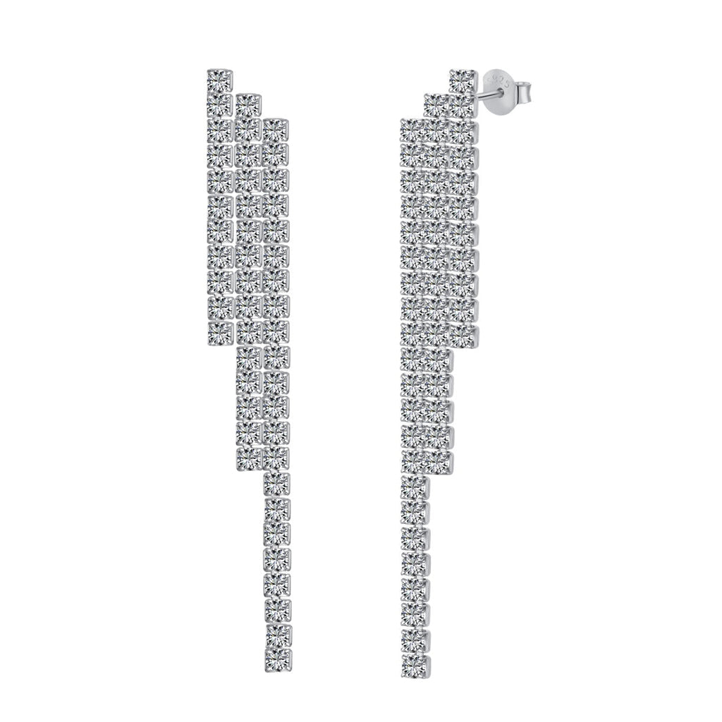 [Solara Jewelry ]Luxuriöse zierliche Bankett-Ohrringe