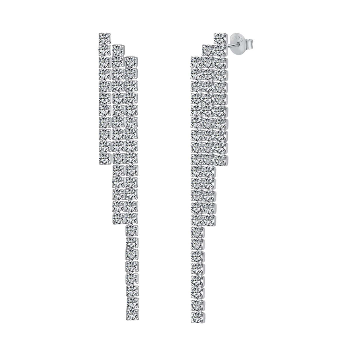 [Solara Jewelry ]豪華で繊細なバンケットイヤリング