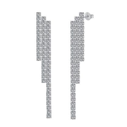[Solara Jewelry ]豪華で繊細なバンケットイヤリング
