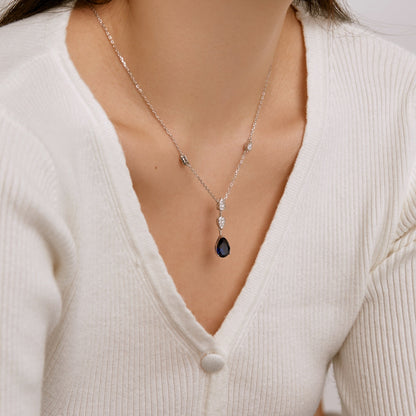 [Solara Jewelry ]洋梨型カットのネックレス