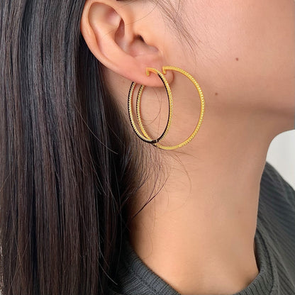 [Solara Jewelry ]Beliebte große Creolen