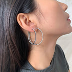 [ソララジュエリー] 大ぶりフープピアス