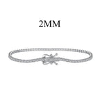 [Solara Schmuck ]Strahlendes Buntes Armband mit Rundschliff für Partys