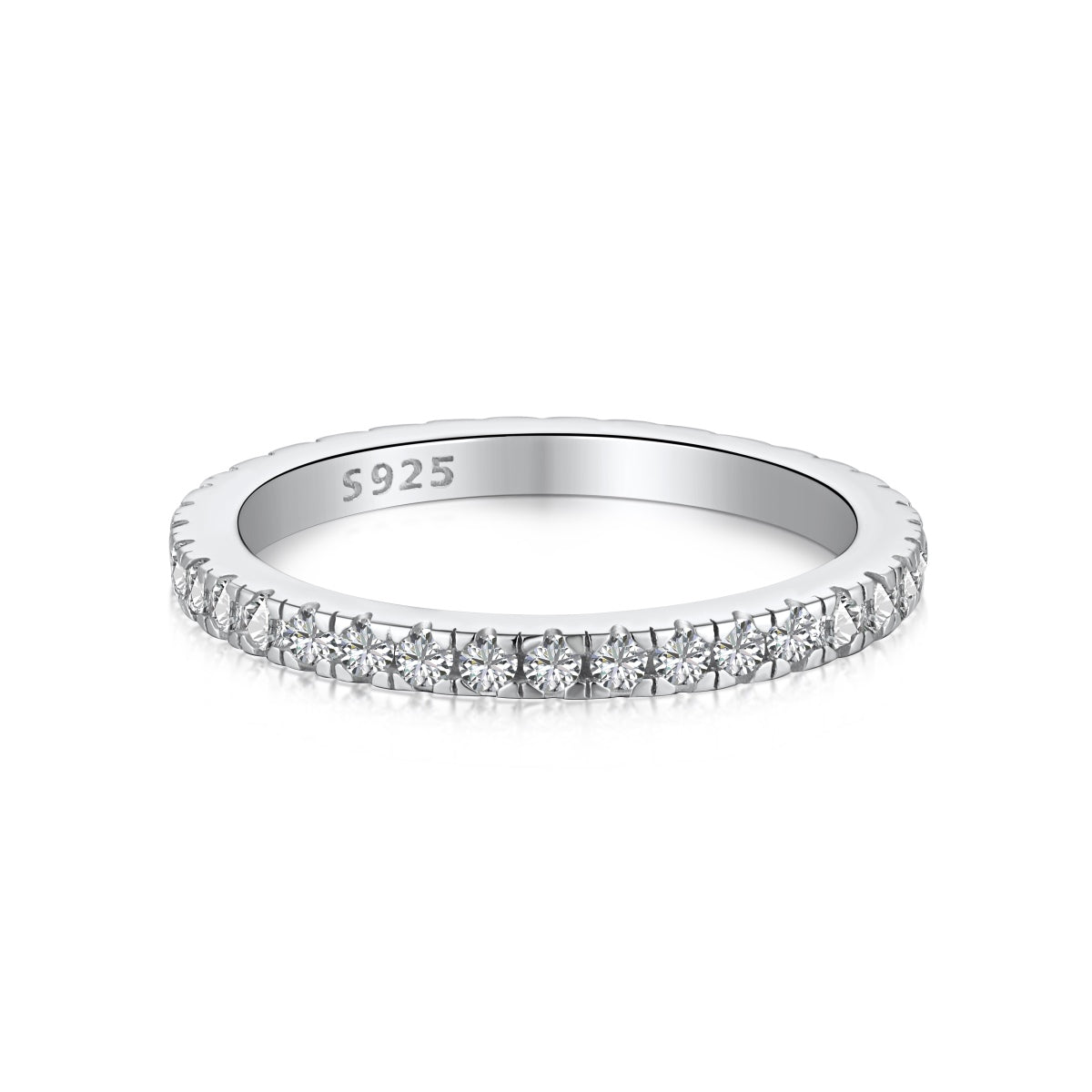 [Solara Jewelry ]繊細な輝きを放つラウンドカットのデイリーリング