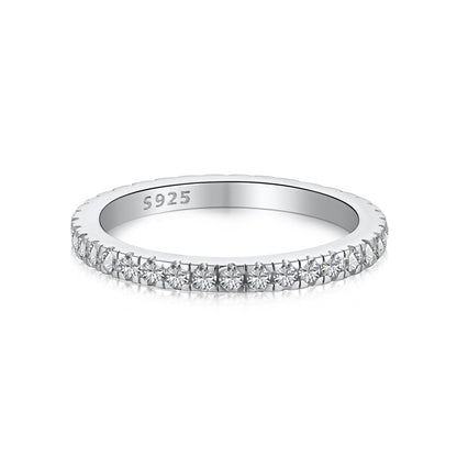 [Solara Jewelry ]繊細な輝きを放つラウンドカットのデイリーリング