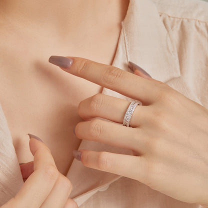 [Solara Jewelry ]繊細でカラフルなラウンドカットのデイリーリング