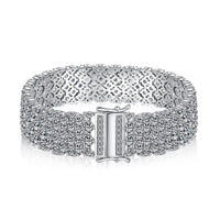 [Solara Jewelry ]Ornate Elegant Round Cut Party Bracelet
