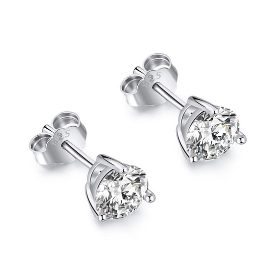 [Solara Jewelry ]Zierliche Ohrringe in runder Form