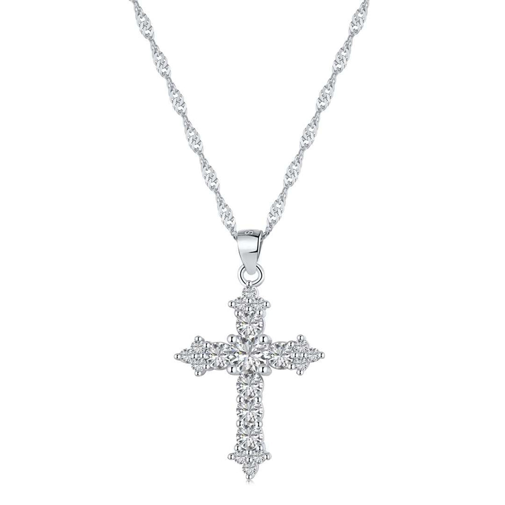[Solara Jewelry ]繊細なクロスネックレス