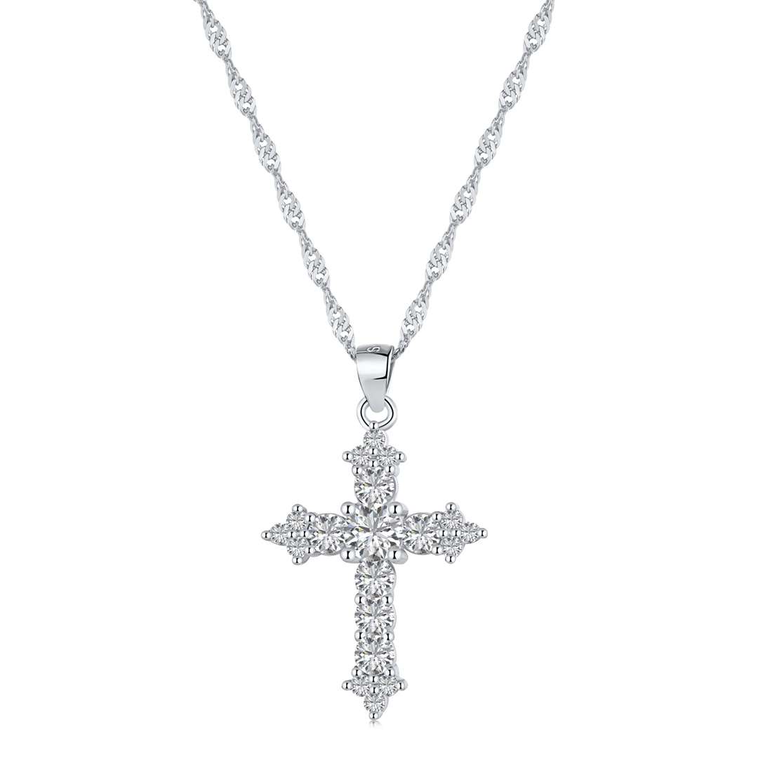 [Solara Jewelry ]繊細なクロスネックレス