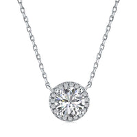 [Solara Jewelry ]Luxurious Round Cut Necklace