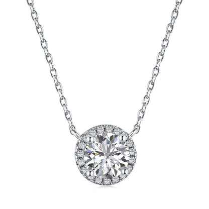 [Solara Jewelry ]豪華なラウンドカットネックレス