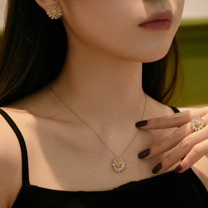 [Solara Jewelry ]可憐なデイジーネックレス