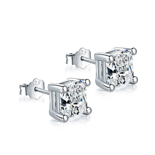 [Solara Jewelry] Zarte quadratische Ohrringe
