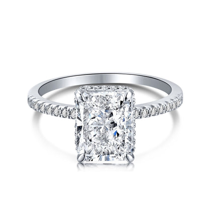 [Solara Schmuck ]4.0 Karat Luxuriöser Verlobungsring