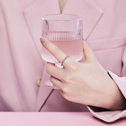 [Solara Jewelry] エレガント エネルギッシュ ラウンドカット デイリーリング