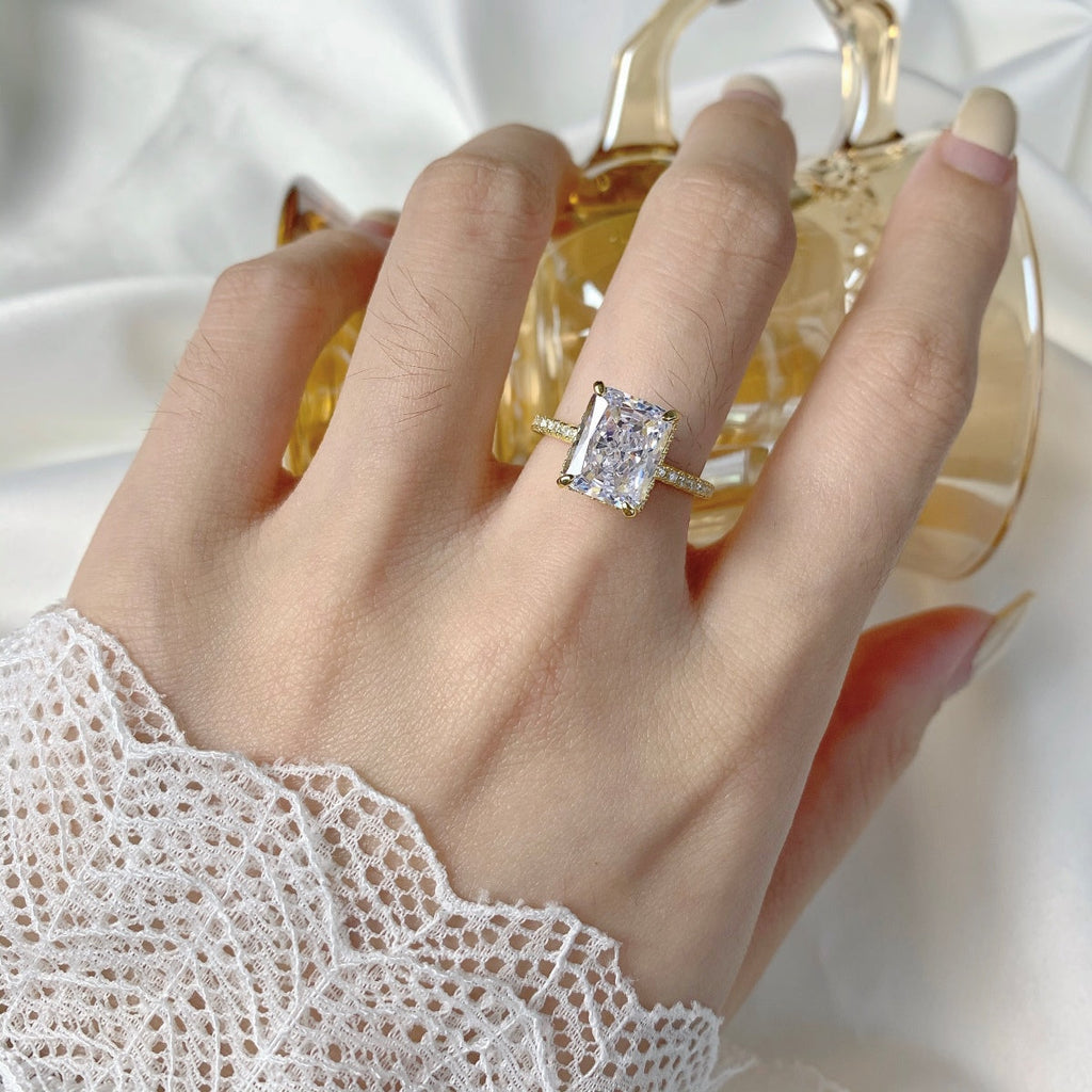 [Solara Jewelry ]4.0 Carat Luxurious Engagement Ring