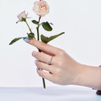 [Solara Schmuck ]Funkelnder, strahlender Partyring mit Rundschliff