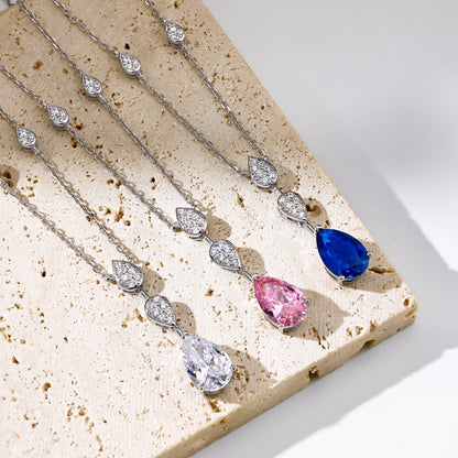 [Solara Jewelry ]洋梨型カットのネックレス