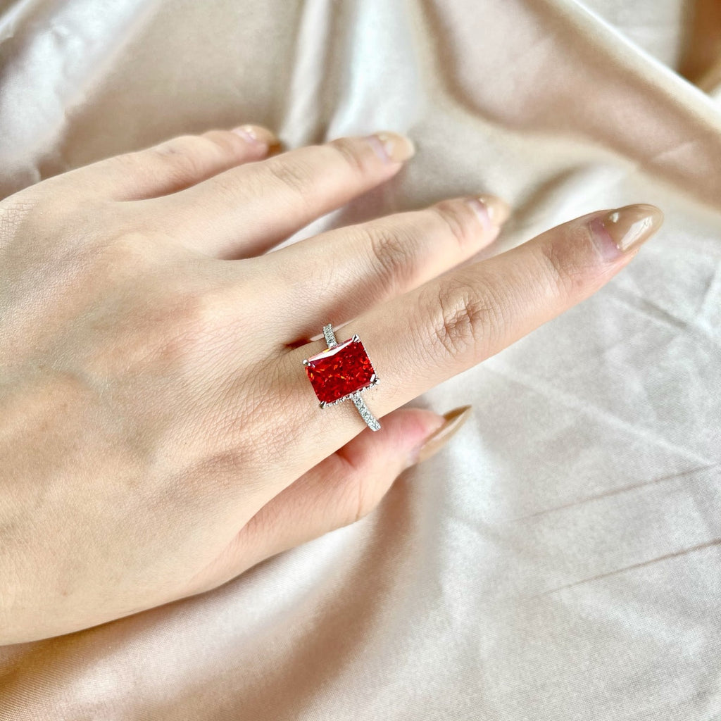 [Solara Jewelry ]4.0 Carat Luxurious Engagement Ring