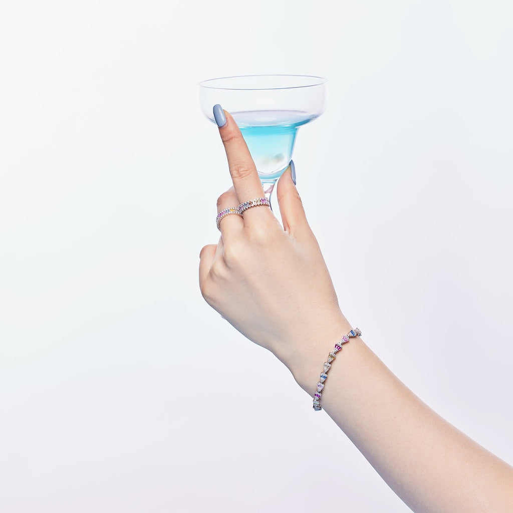 [Solara Jewelry ]Strahlendes Wassertropfen-Armband für jeden Tag