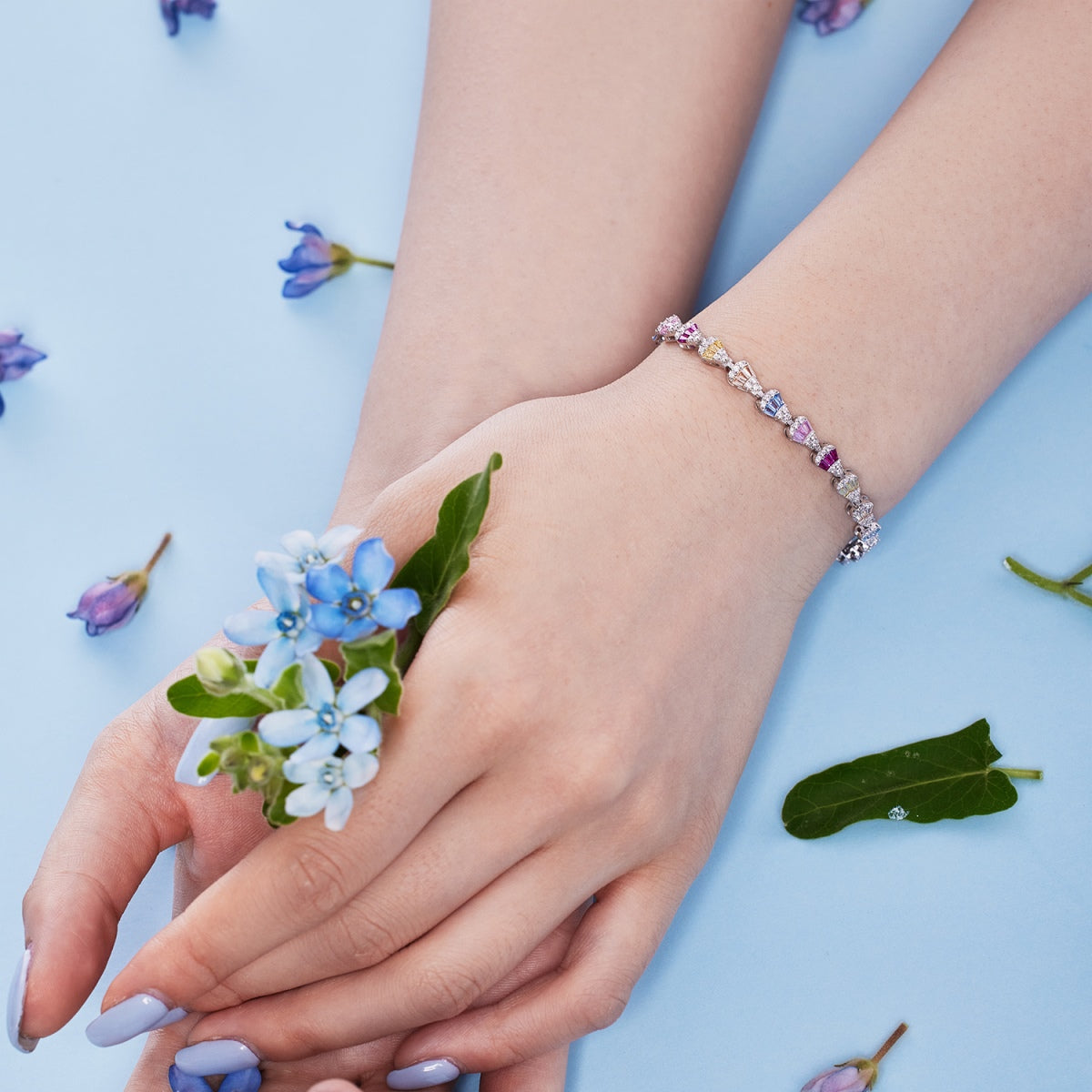 [Solara Jewelry ]Strahlendes Wassertropfen-Armband für jeden Tag