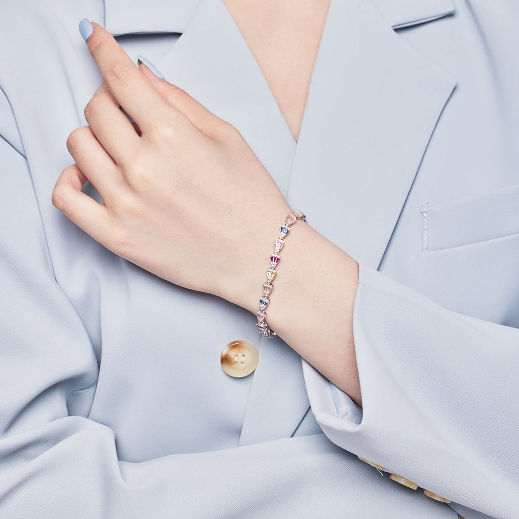 [Solara Jewelry ]Strahlendes Wassertropfen-Armband für jeden Tag