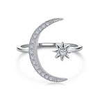 [Solara Jewelry ]Eternity Mond & Stern Ring