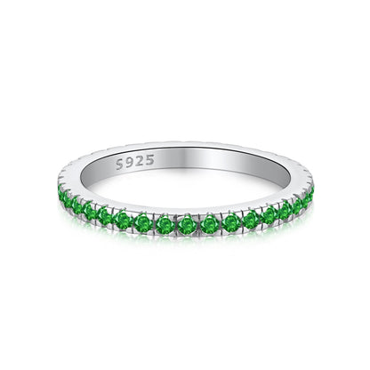 [Solara Jewelry ]繊細な輝きを放つラウンドカットのデイリーリング