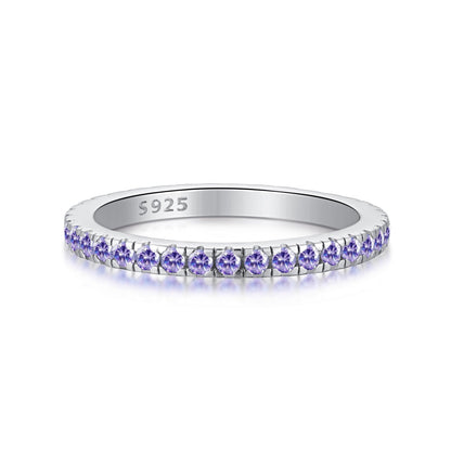 [Solara Jewelry ]繊細な輝きを放つラウンドカットのデイリーリング
