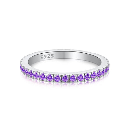 [Solara Jewelry ]繊細な輝きを放つラウンドカットのデイリーリング
