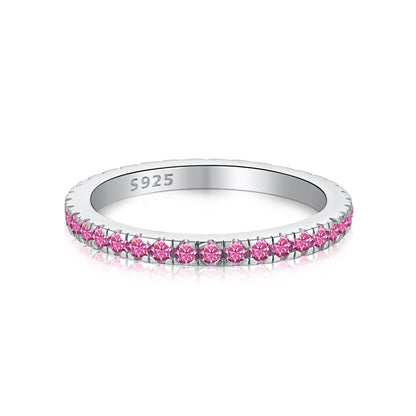 [Solara Jewelry ]繊細な輝きを放つラウンドカットのデイリーリング