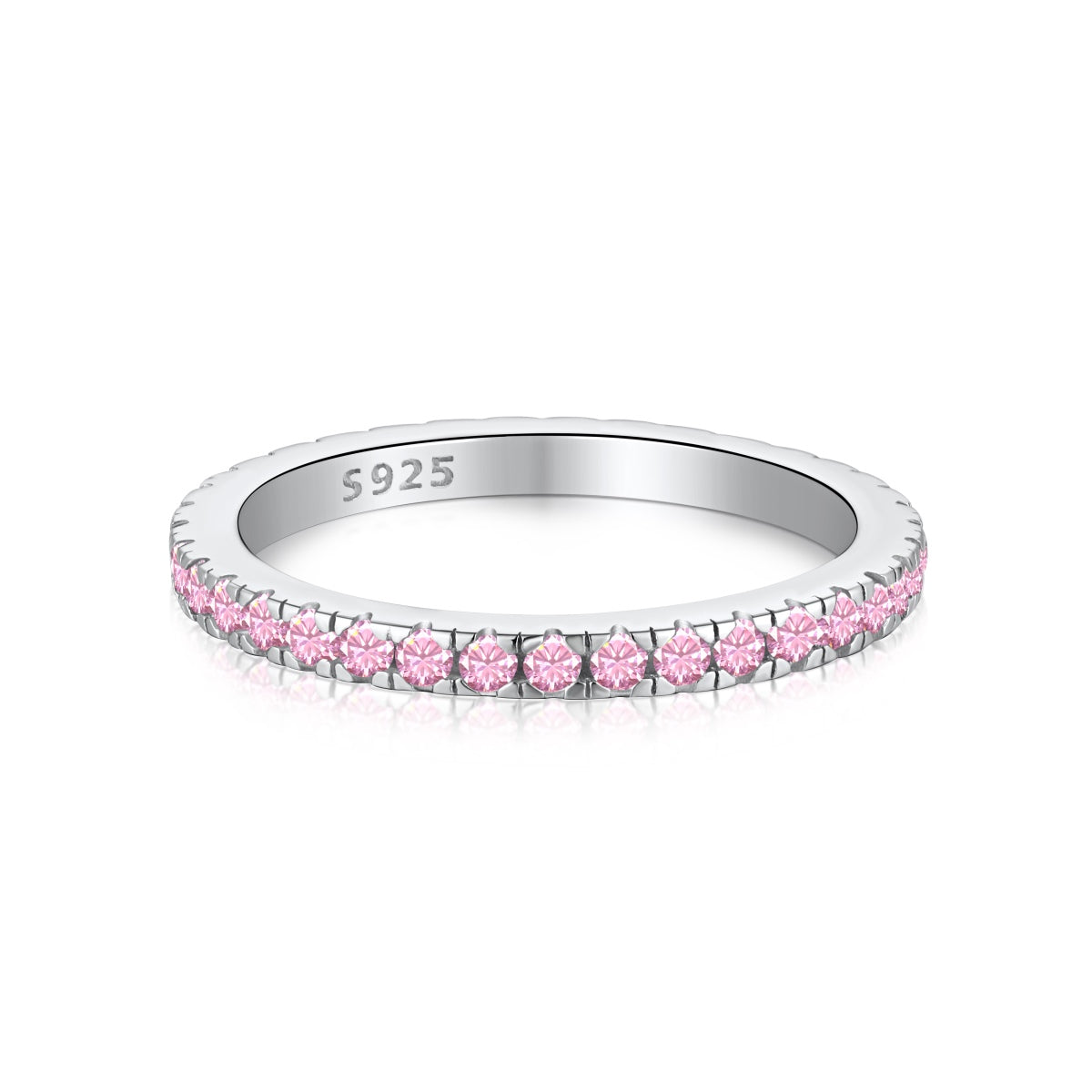 [Solara Jewelry ]繊細な輝きを放つラウンドカットのデイリーリング