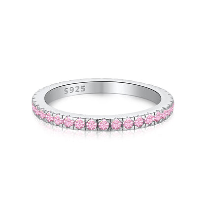 [Solara Jewelry ]繊細な輝きを放つラウンドカットのデイリーリング