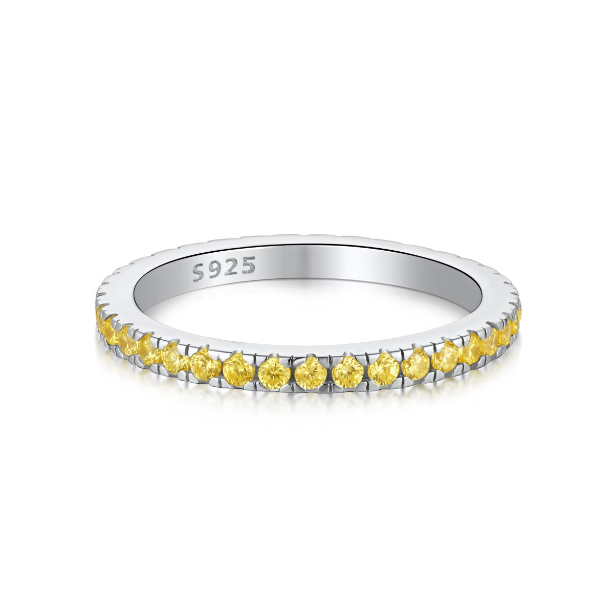 [Solara Jewelry ]繊細な輝きを放つラウンドカットのデイリーリング