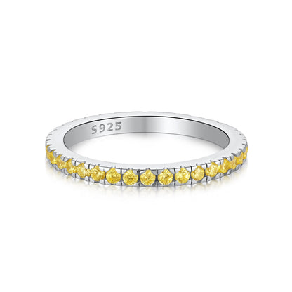 [Solara Jewelry ]繊細な輝きを放つラウンドカットのデイリーリング