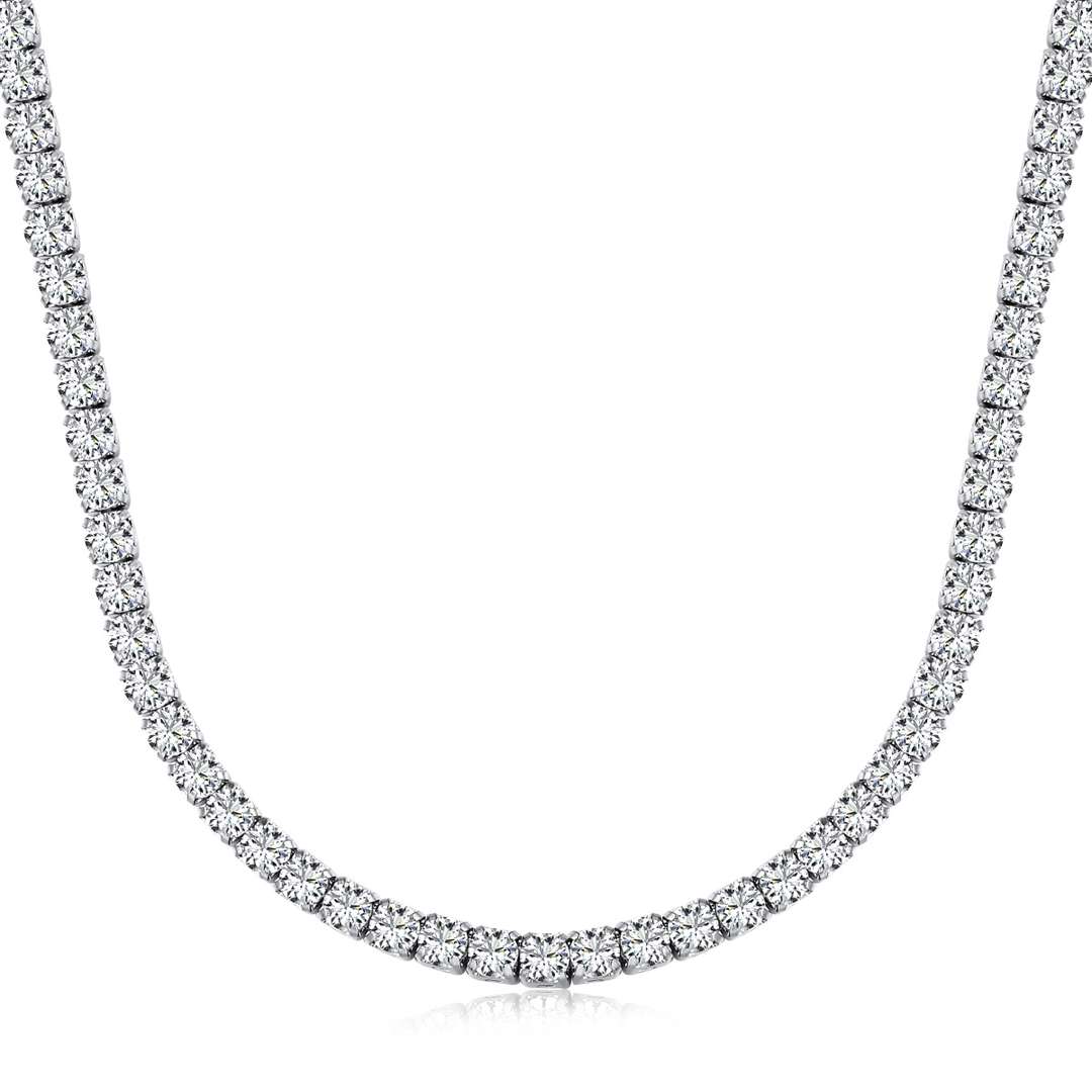 [Solara Jewelry ]エレガントなテニスチェーンネックレス
