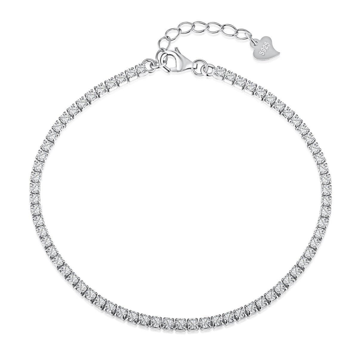[ソララジュエリー ]プリンセスカットテニスブレスレット