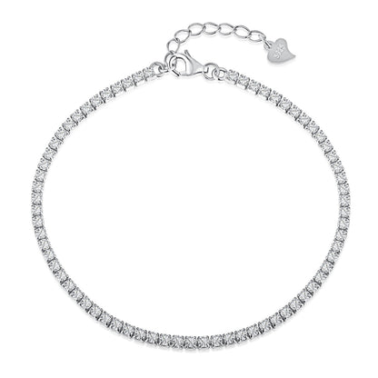 [ソララジュエリー ]プリンセスカットテニスブレスレット