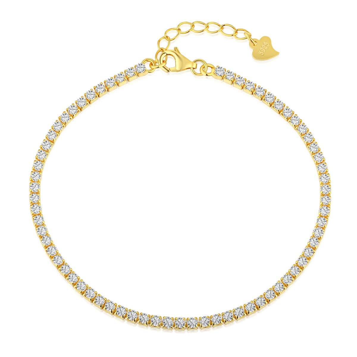 [ソララジュエリー ]プリンセスカットテニスブレスレット