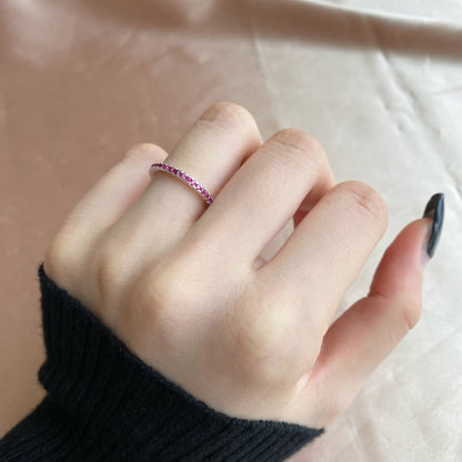 [Solara Jewelry ]繊細な輝きを放つラウンドカットのデイリーリング