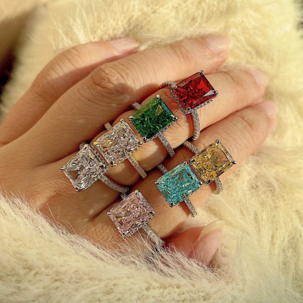 [Solara Jewelry ]4.0 Carat Luxurious Engagement Ring