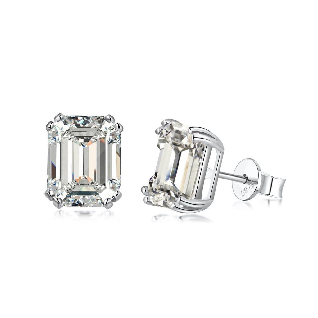 [Solara Jewelry ]Ohrringe mit glänzendem Quadrat