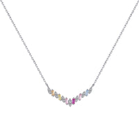 [Solara Jewelry ]Dazzling Rainbow Necklace